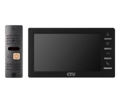 Видеодомофон CTV-DP1701 S черный