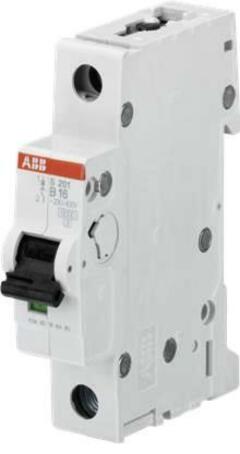 Выключатель автоматический модульный ABB S201 Автоматический выключатель 1P 16А (С) 6kA (2CDS251001R0164)