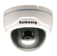 Купольные цветные камеры со встроенным объективом Sunkwang SK-DC80/M847AIP (4-9)