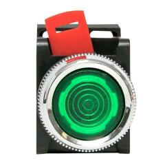 Кнопка ABLFS-22 с подсветкой зел. NO+NC 230В PROxima EKF ablfs-22-g