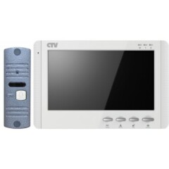 Комплекты видеодомофона CTV-DP1700 M W