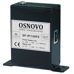 Грозозащита цепей управления и IP-сетей OSNOVO SP-IP/100PS