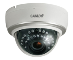 Купольные цветные камеры со встроенным объективом Sambo ED10SCI424XHVF (2.8-12) ICR