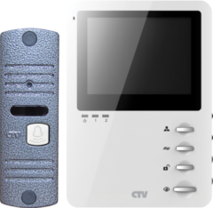Комплекты видеодомофона CTV-DP1400M W