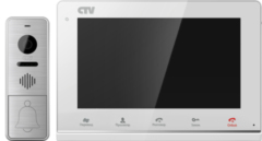 Комплекты видеодомофона CTV-DP3700 W