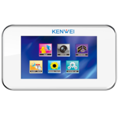 Монитор видеодомофона с памятью Kenwei KW-E709TC белый
