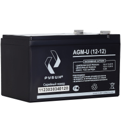 Аккумуляторы РУБИН AGM-U (12-12)