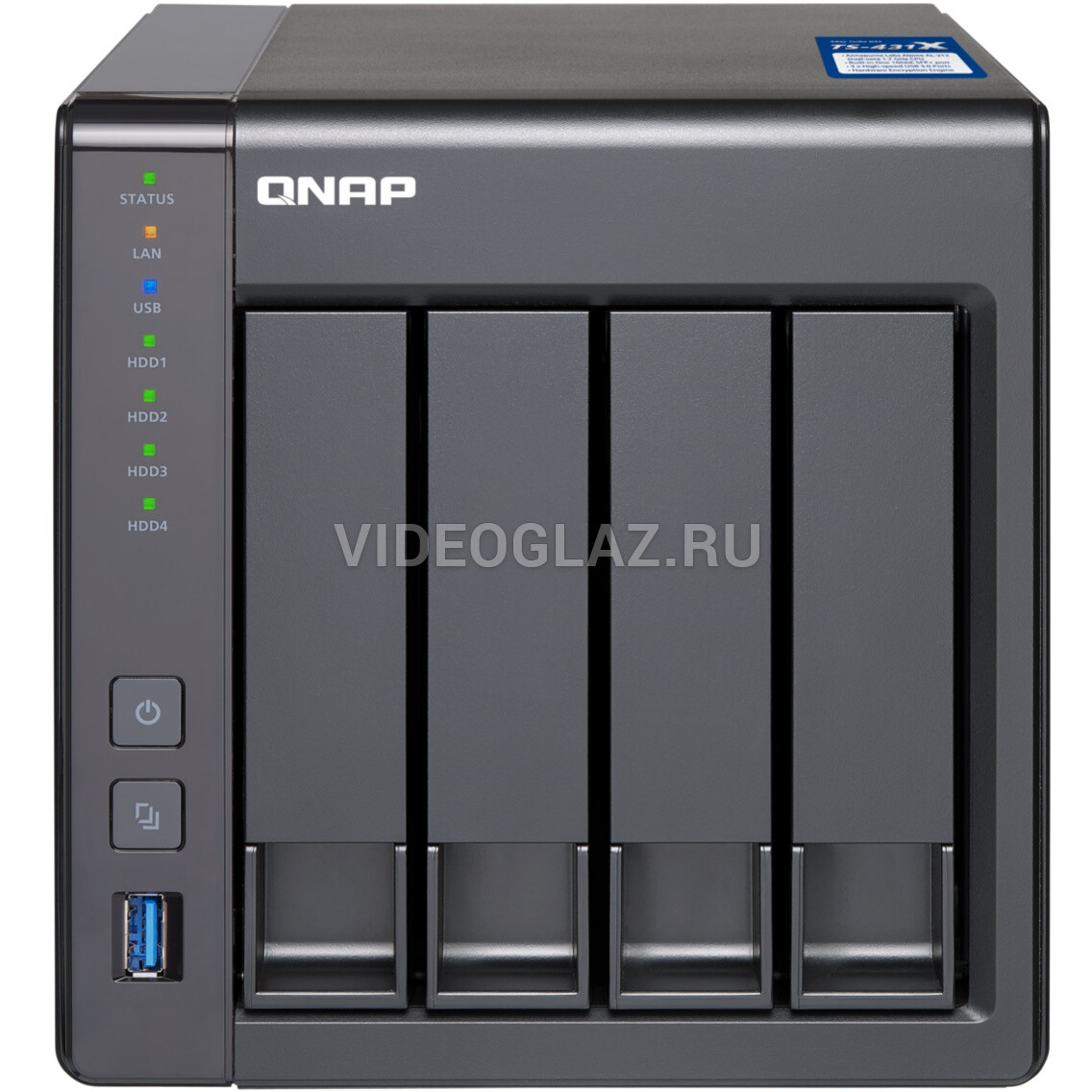 Купить QNAP TS-431X2-8G Сетевое хранилище - ВИДЕОГЛАЗ Москва