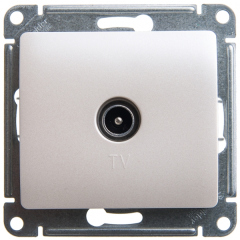 Schneider Electric Glossa Перламутр Мех TV Розетка оконечная 1DB (GSL000691)