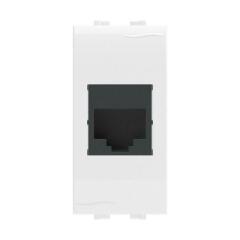 Нет на сайте Розетка компьютерная 1-м СП Brava 1мод. RJ45 5E (разъем AMP) бел. ДКС 76646B