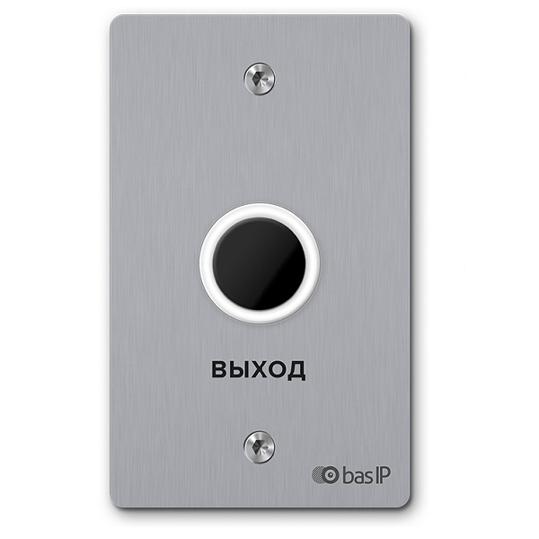 BAS-IP SH-45TR SILVER Кнопка выхода - ТД ВИДЕОГЛАЗ Санкт-Петербург