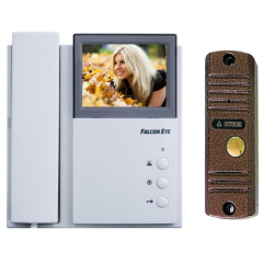 Комплекты видеодомофона Falcon Eye Комплект видеодомофона FE-4CHP2 + AVC-305 (PAL) Медь