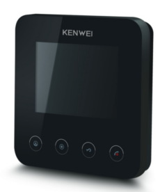 Сопряженные видеодомофоны Kenwei KW-E401FC черный XL