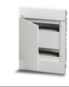 Щиток распределительный малогабаритный ABB Europa Бокс навесной белый 24мод. с белой дв. IP41 (1SL2444A00)