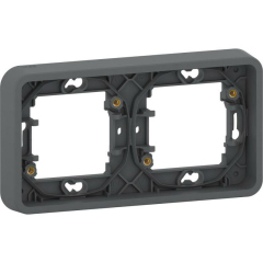 Нет на сайте Рамка 2-м Mureva Styl горизонт. IP55 антрацит SchE MUR34101