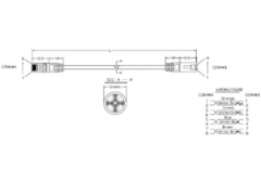 Hyperline PC-LPM-UTP-RJ45-RJ45-C5e-1M-LSZH-YL