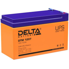 Нет на сайте Аккумулятор 12В 7А.ч. Delta DTM 1207