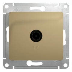 Schneider Electric Glossa Титан TV Розетка проходная 4DB (GSL000492)