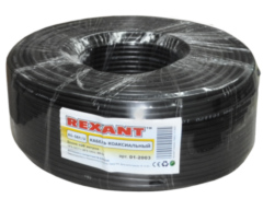 Кабели видео REXANT Кабель RG-58 A/U, (64%), 50 Ом, 305м., черный (01-2005)