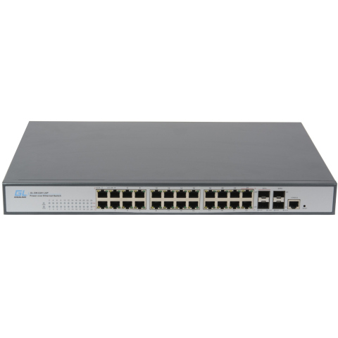 Купить GIGALINK GL-SW-G204-24P Коммутатор с PoE - ВИДЕОГЛАЗ Москва