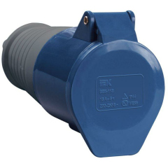 Нет на сайте Розетка кабельная 16А 220В 2P+PЕ ССИ-213 IP44 IEK PSR21-016-3