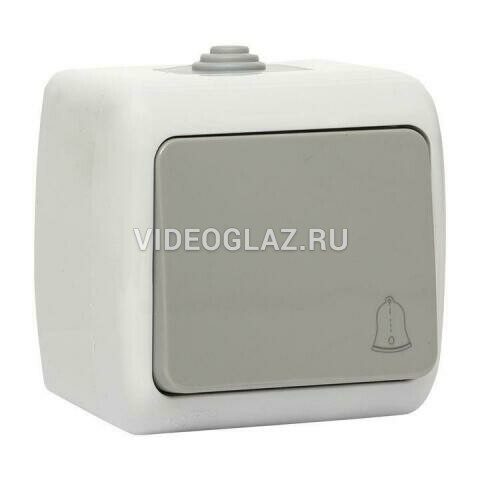 Купить Кнопка звонка 1-кл. ОП Мурманск 10А IP54 сер. EKF EFZ10-026-30 ...