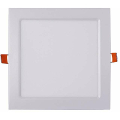 Светильник светодиодный ультратонкий встраив. PPL-S 15Вт 6500К IP40 WH 190мм квадрат Jazzway 5008403A