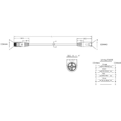 Hyperline PC-LPM-STP-RJ45-RJ45-C5e-1.5M-LSZH-RD