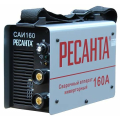Сварочное оборудование Инвертор сварочный САИ-160 160А d4 140-240В IP21 горячий старт Ресанта 65/1