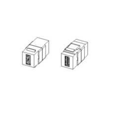 Hyperline KJ1-USB-A3-WH