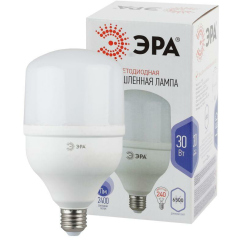 Лампа светодиодная высокомощная POWER 30W-6500-E27 2400лм ЭРА Б0027004