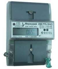 Счетчики электроэнергии Счетчик "Меркурий" 206 RN 1ф 5-60А 1.0/2.0 класс точн. многотариф. оптопорт RS485 ЖКИ Моск. вр. Инкотекс М0000051785