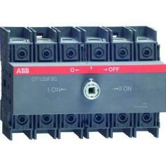 Нет на сайте Рубильник реверсивный OT125F3C 125А (90А AC23) ABB 1SCA105037R1001