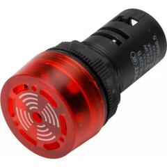 Арматура светосигнальная Сигнализатор звуковой ND16-22FS d22мм красн. LED AC/DC 24В (R) CHINT 593394