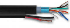 Кабель комбинированный OptimLAN Кабель FTP  4PR  24AWG  CAT5e + 2x0,75 (с жилами питания 0,75мм.кв) OUTDOOR(305м)