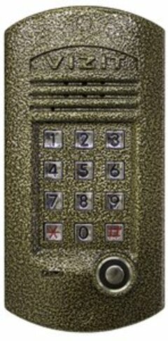 Вызывная панель аудиодомофона VIZIT БВД-311