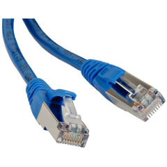 Патч-корды медные Hyperline PC-LPM-STP-RJ45-RJ45-C5e-5M-LSZH-BL