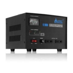 Стабилизаторы напряжения Стабилизатор SVC S-1000, 1000ВА / 800Вт, 220В, 50 Гц, чёрный, 250*238*185 мм