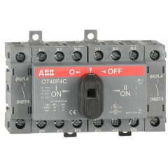 Нет на сайте Рубильник реверсивный OT40F4C 40А (23А AC23) ABB 1SCA104934R1001