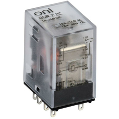 Реле коммутационное Реле общего назначения OGR-2 2C 24В DC ONI OGR-2-2C-DC24V