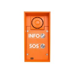 Вызывные панели IP-домофона 2N IP Safety - 2 кнопки вызова, 10Вт динамик (INFO/SOS) (2N9152102W)