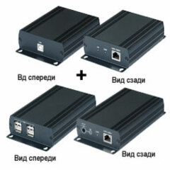 Передатчики аудио и видеосигнала по витой паре SC&T UE02