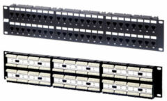 Компоненты для щитов и шкафов Hyperline PP-19-48-6P4C-C2