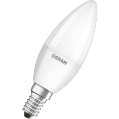 Лампа светодиодная Лампа светодиодная LED Star Classic B 40 5W/827 5Вт свеча матовая 2700К тепл. бел. E14 470лм 220-240В пластик. OSRAM 4052899971608