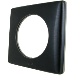 Рамки, адаптеры и декоративные элементы для ЭУИ Legrand Celiane2 Карбон Рамка 1-я (2 мод) (068981)