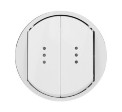 Legrand Celiane Бел Клавиша 2-ая с подсветкой (068004)