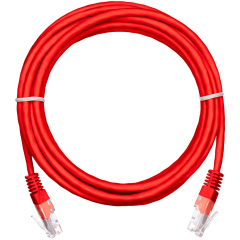 Патч-корды медные NETLAN EC-PC4UD55B-BC-PVC-015-RD-10