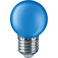 Лампа светодиодная Лампа светодиодная 71 829 NLL-G45-1-230-B-E27 1Вт шар E27 220-240В син. Navigator 71829