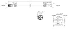 Hyperline PC-LPM-STP-RJ45-RJ45-C5e-0.5M-LSZH-YL