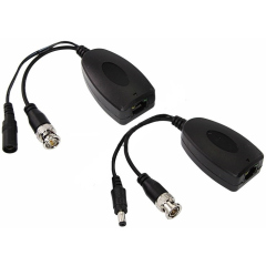 Передатчики видеосигнала по витой паре REXANT Приемо-передатчик видео (BNC) + питание по витой паре (8P8C) (комплект 2 шт)(05-3091)